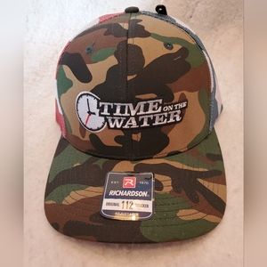 Richardson Time On The Water Original 112 Trucker Adjustable Cap, NWT